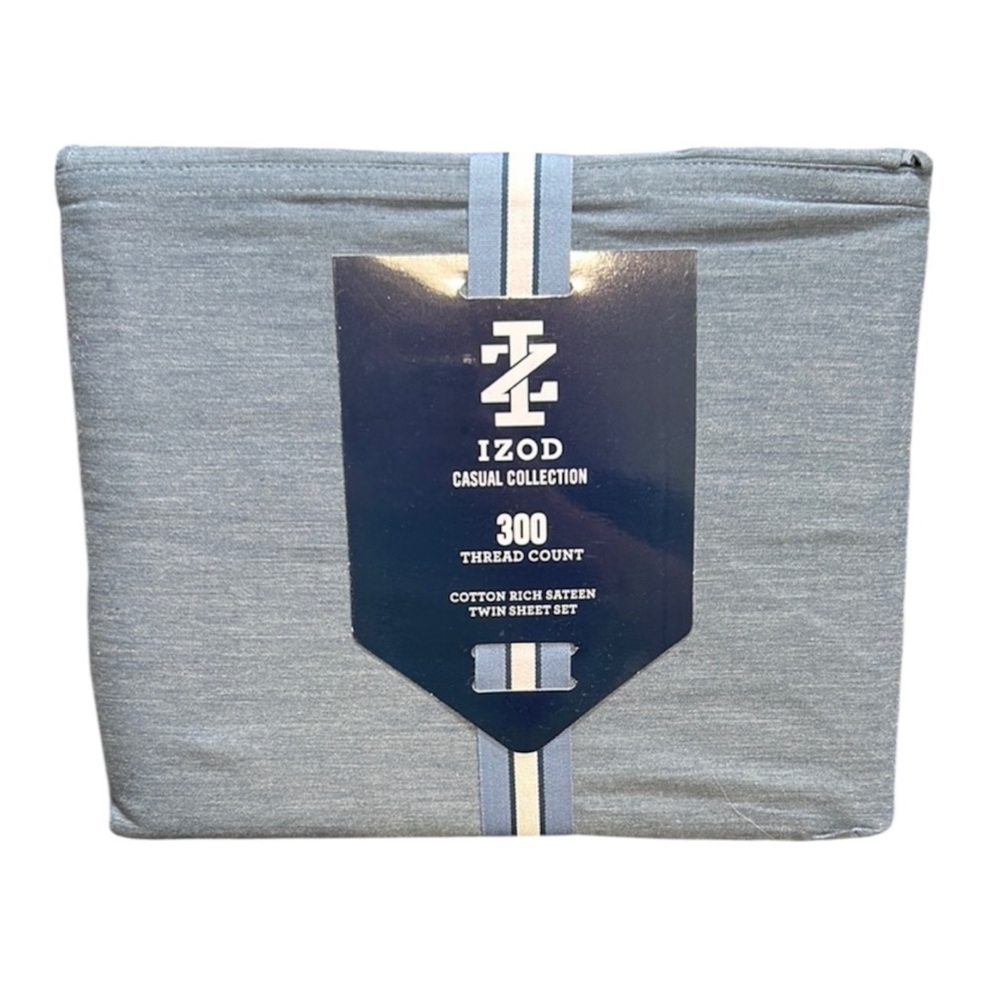 IZOD Casual Collection Twin Sheet Set in Blue